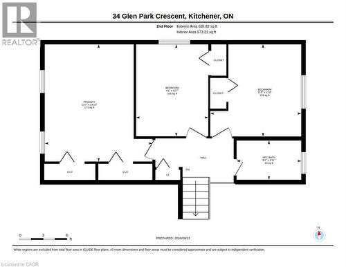 3nd Floor - 34 Glen Park Crescent, Kitchener, ON 