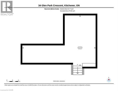 Basement - 34 Glen Park Crescent, Kitchener, ON 