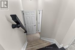 Finished basement hallway - 