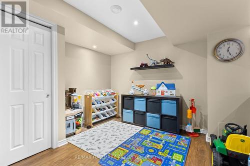 Finished basement play area with storage - 223 Serra Ridge, Ottawa, ON 