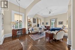 Hardwood flooring throughout and crown molding - 