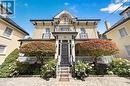 Brick exterior with decorative corbels - 100 Brunswick Street, Stratford, ON 