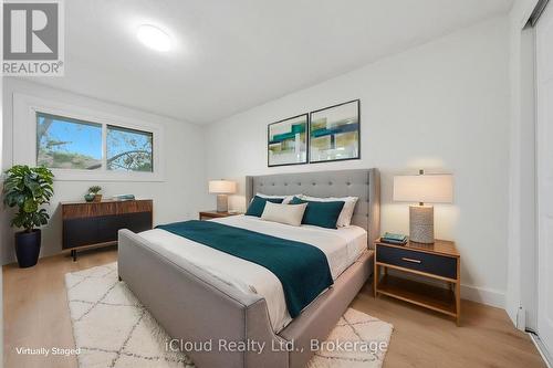 Virtually Staged Picture - primary bedroom - 3 Manley Crescent, Thorold, ON 