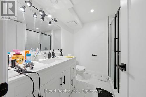 Stylish new modern bathroom renovation lower unit - 3 Manley Crescent, Thorold, ON 