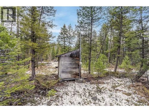 This shed has the electrical meter attached. - 51 Pringle Road, Beaverdell, BC 