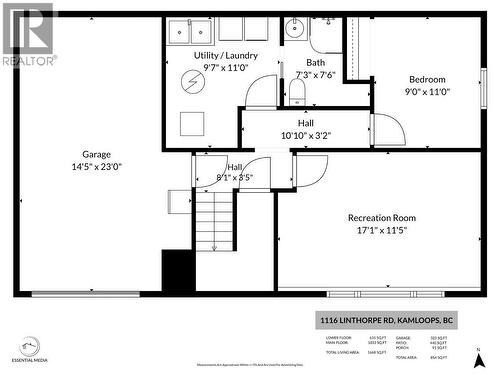 1116 Linthorpe Road, Kamloops, BC 