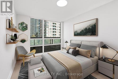 Spacious primary bed w/ ensuite bath + W/I Closet - 516 - 503 Beecroft Road, Toronto, ON 