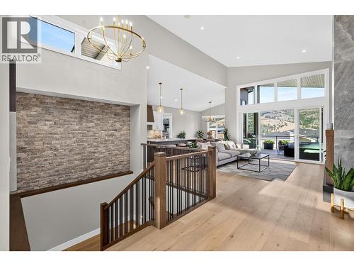 Stairs to lower level - 887 Loseth Drive, Kelowna, BC 