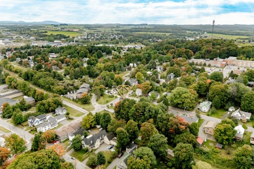 Photo aérienne - 169  - 179 Rue Court, Coaticook, QC 
