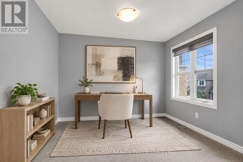 Primary Bedroom DEN/ OFFICE VIRTUAL STAGING - 303 Wood Acres Grove, Ottawa, ON 