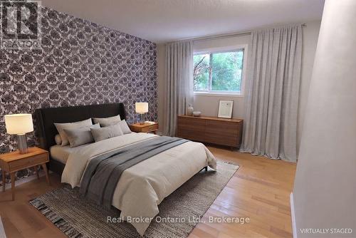 Master Bedroom - Virtually Staged - 342 Fleming Drive, London East (East D), ON 