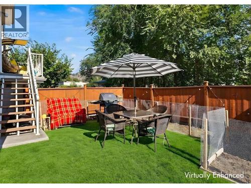Backyard - Virtually enhanced to show possibilities - 1851 Ambrosi Road Unit# 11, Kelowna, BC 