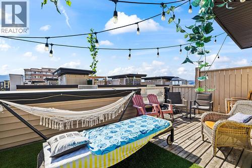 Rooftop Patio - 1851 Ambrosi Road Unit# 11, Kelowna, BC 