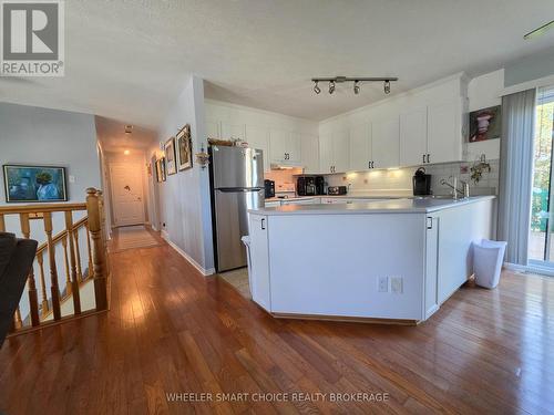 A view of the kitchen and the hallway - 78 Maple Street, South Stormont, ON 