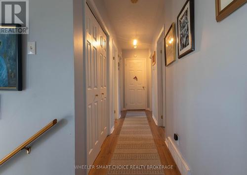 main floor hallway to the bedrooms and bathroom - 78 Maple Street, South Stormont, ON 