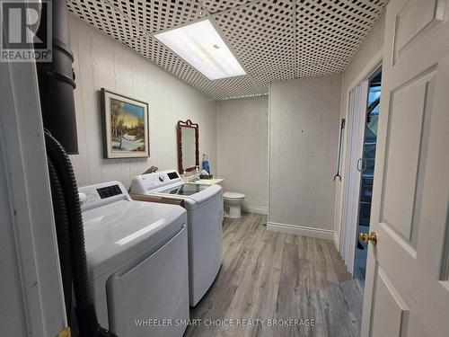 Basement Laundry room combined with two piece bath - 78 Maple Street, South Stormont, ON 