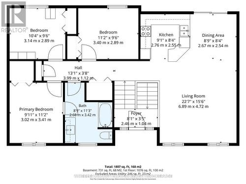 Main Floor layout for reference - 78 Maple Street, South Stormont, ON 