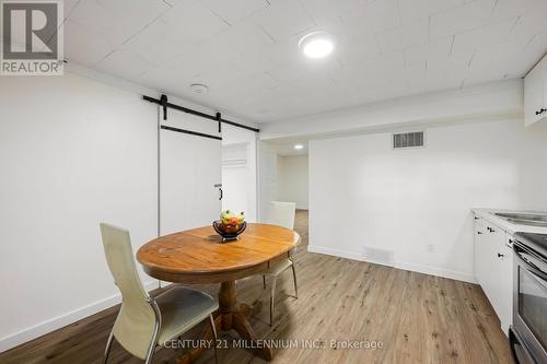 Lower-level kitchen and dining - 139 Town Line, Orangeville, ON 