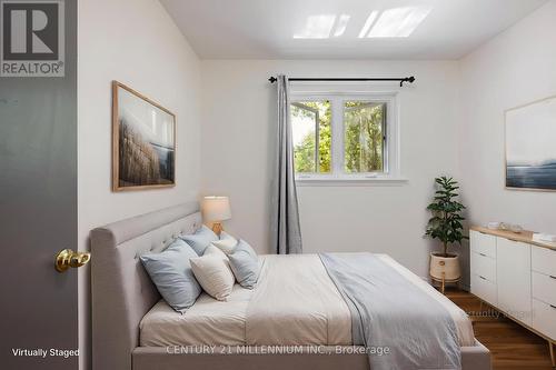 Second bedroom - virtually staged - 139 Town Line, Orangeville, ON 