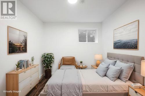 Lower bedroom 1 - virtually staged - 139 Town Line, Orangeville, ON 