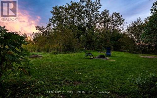 Side lot at sunset - 139 Town Line, Orangeville, ON 