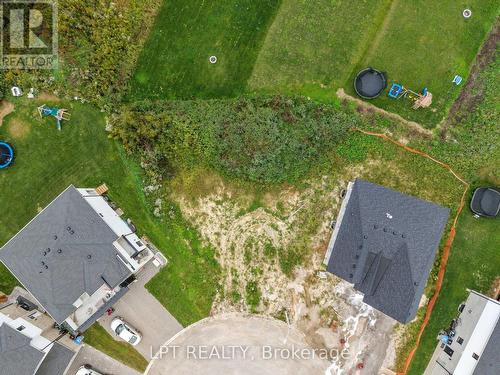 Overhead look property on your right. - 207 Merritt Court, North Middlesex (Parkhill), ON 