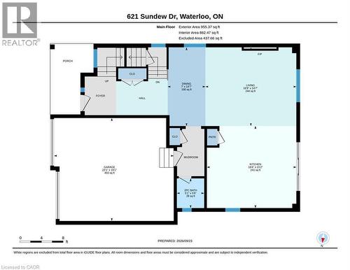 Floor plan - 621 Sundew Drive, Waterloo, ON 