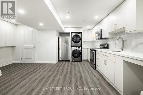 Basement kitchen / living area - 20 Harness Circle, Markham, ON 