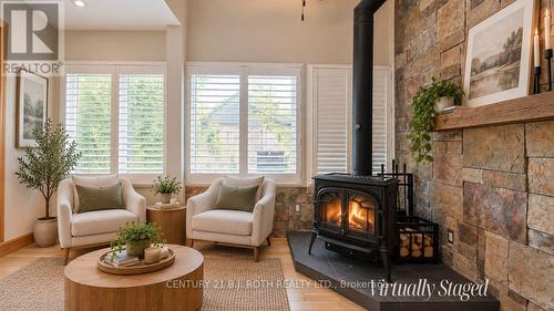 virtually staged reading nook - 45 Grove Street W, Barrie, ON 