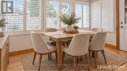 virtually staged dining room - 