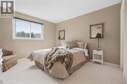 Wall-to-wall carpeting with neutral tone walls and white trim - 