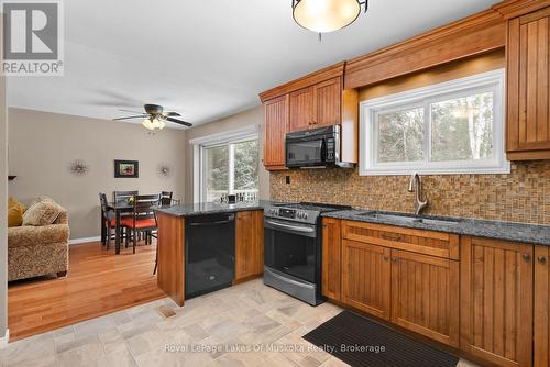 Open Concept to Dining Room.  Appliances Incl. - 128 Cheer Lake Road, Strong, ON 