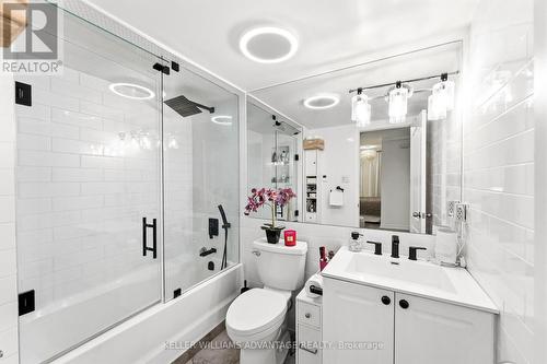 Spa Bathroom with Steam Shower & Heated Floors - 409 - 29 Canniff Street, Toronto, ON 