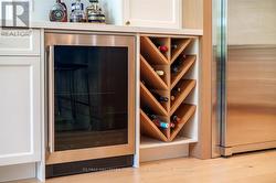 Bar Fridge and Wine Rack - 