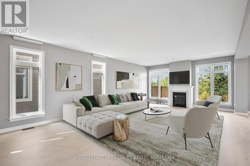 Virtually staged living room - 1374 Monarch Drive, Kingston (City Northwest), ON 