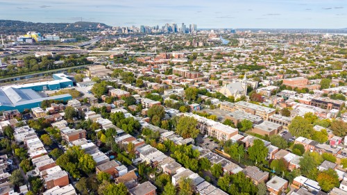 Aerial View - 6085 Rue D'Aragon, Montréal (Le Sud-Ouest), QC 