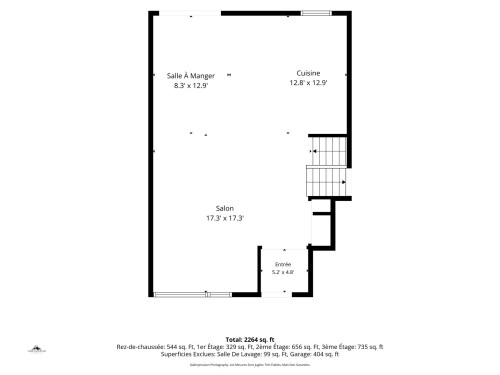 Plan (croquis) - 150 Rue Westpark, Dollard-Des-Ormeaux, QC 