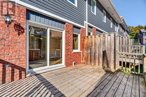 Private deck - 1 - 37 Silver Street, Huntsville, ON 