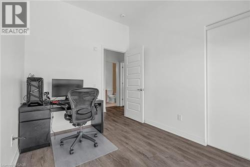 Office featuring baseboards and wood finished floors - 460 Gordon Krantz Avenue Unit# 601, Milton, ON 