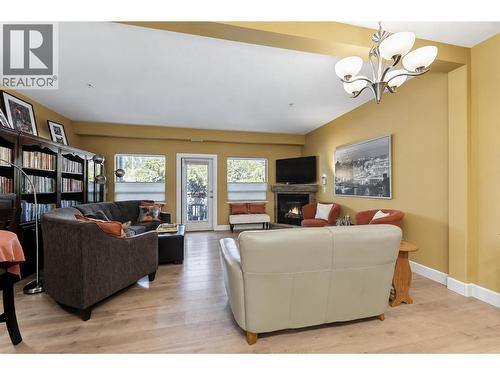 LVRM with Corner Gas Fireplace - 3996 Beach Avenue Unit# 236, Peachland, BC 