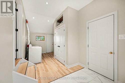 Door to back yard + door into garage. - 236 Campbell Drive N, Mcnab/Braeside, ON 