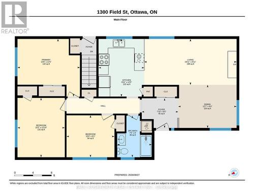 Floor Plan-Main Level - 1300 Field Street, Ottawa, ON 