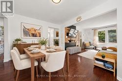 Virtually Staged Formal Dining Room - 