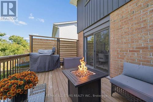 Main Level Deck. 1 of 2 Walk-Outs - 538 Highland Crescent, Brock, ON 