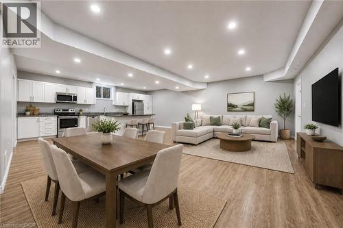 Basement Living/Kitchen - 602 Cochrane Road, Hamilton, ON 