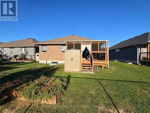 private covered back deck - 38 Mercedes Drive, Belleville (Belleville Ward), ON 