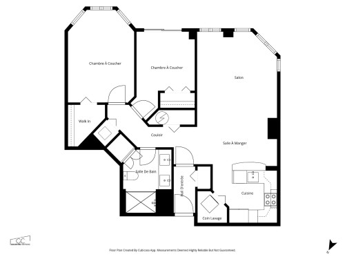 Floor Plan - 608-8200 Boul. St-Laurent, Brossard, QC 