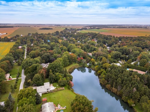 Aerial View - 112 Rue Des Tilleuls, Saint-Pie, QC 