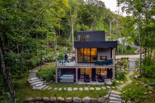 Back of Structure - 44 Ch. Régimbald, Saint-Donat, QC 