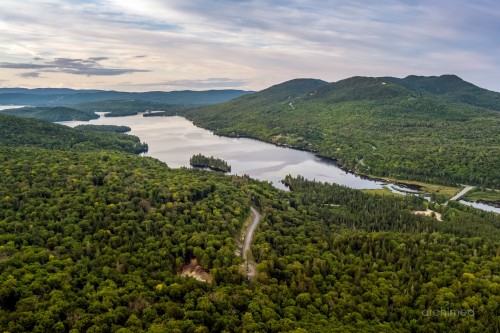 Aerial View - 44 Ch. Régimbald, Saint-Donat, QC 